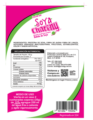 LECHE DE SOYA CHARENY 500gr
