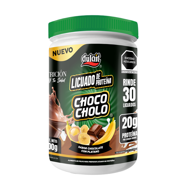 CHOCO-CHOLO (LICUADO DE PROTEÍNA) 900gr