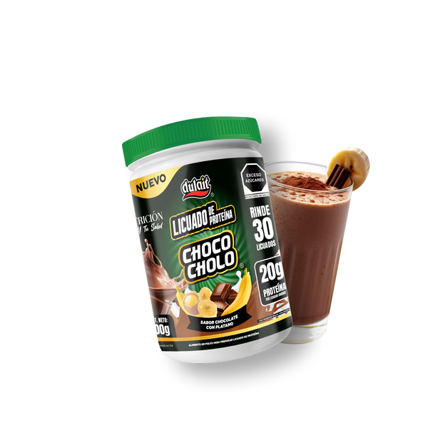 CHOCO-CHOLO (LICUADO DE PROTEÍNA) 900gr